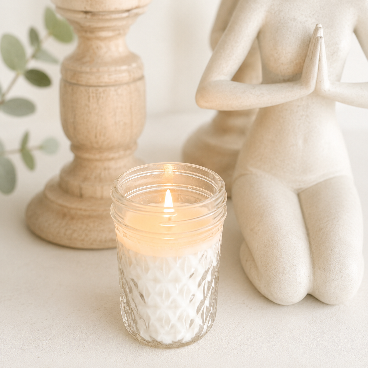 e. Reuse Repurpose - Mason Jar Candle