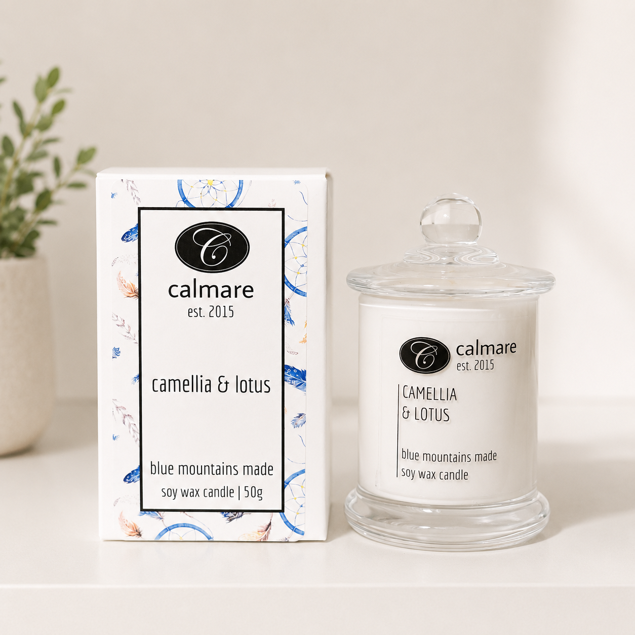 b. 50g Soy Wax Candle
