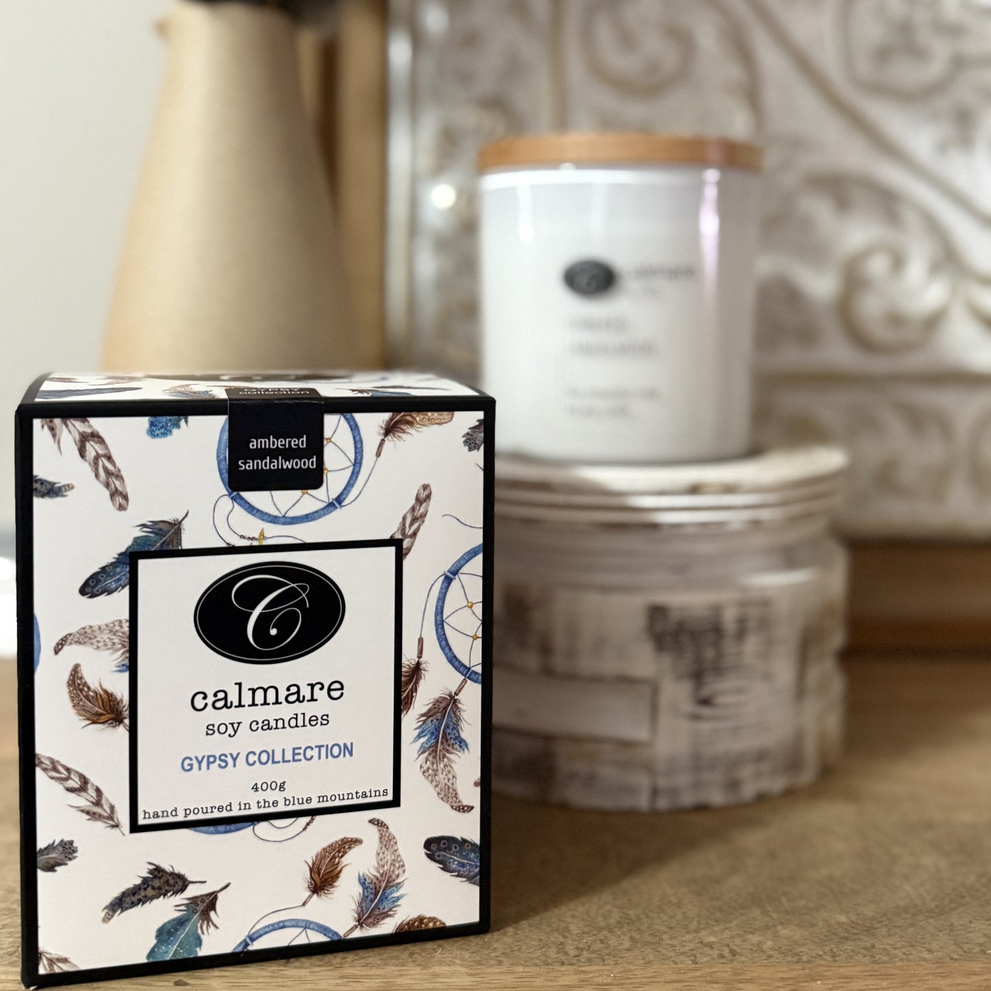 b. 400g Soy Wax Candle