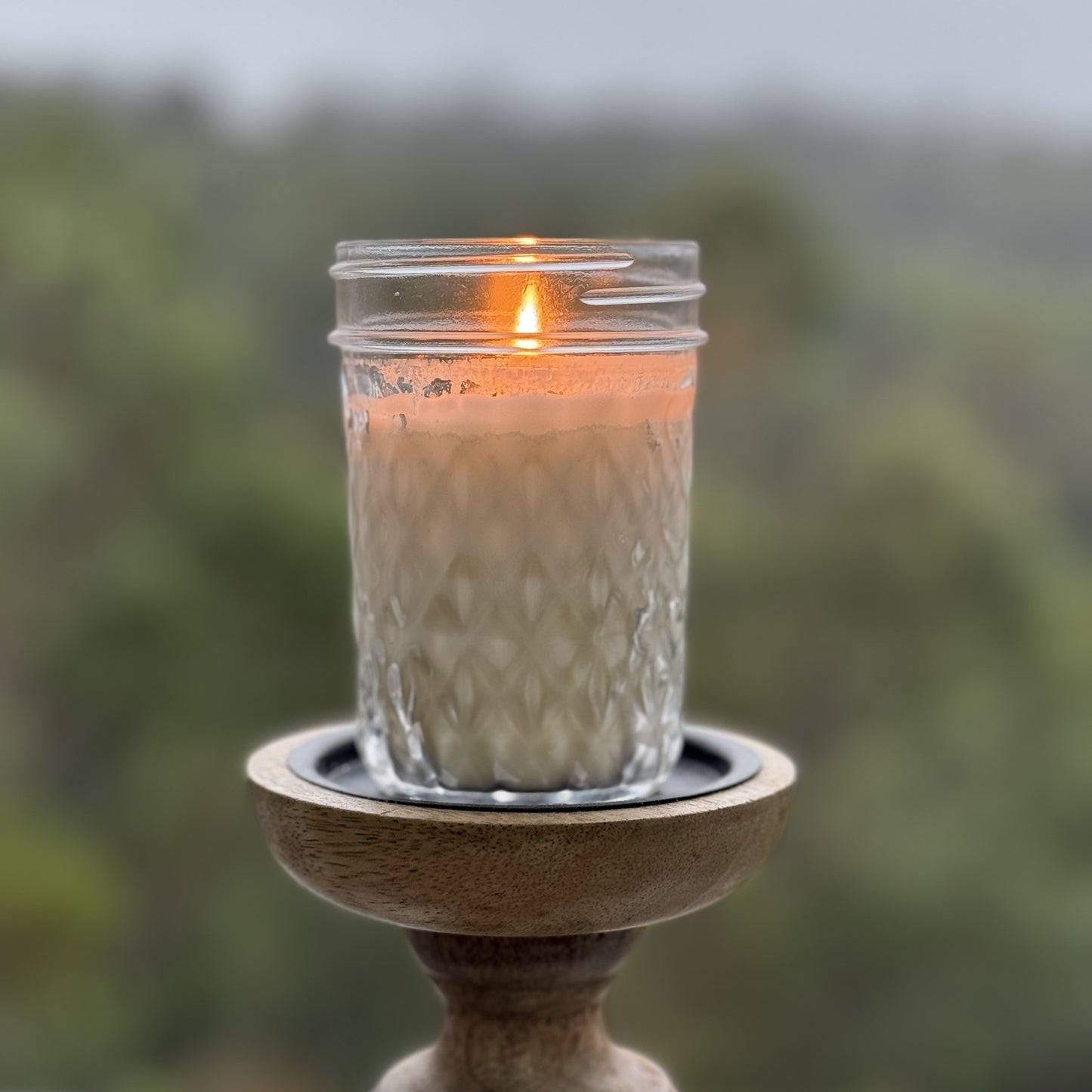 e. Reuse Repurpose - Mason Jar Candle