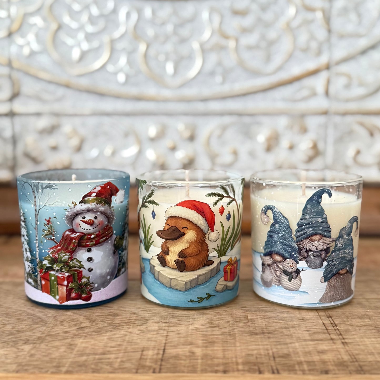 1. Christmas Novelty Candle