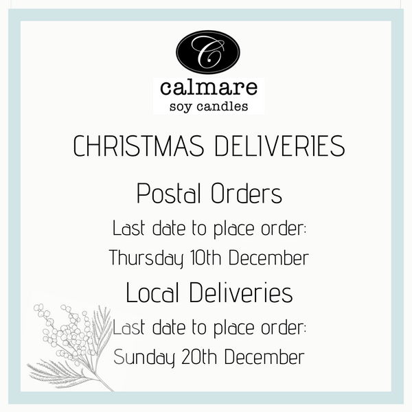 Christmas Delivery Cut-off Dates