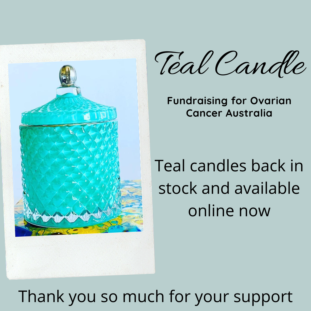 Teal Candle