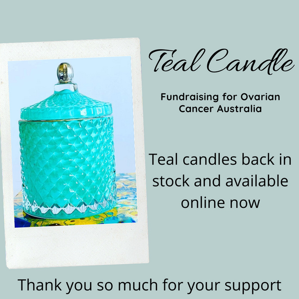 Teal Candle