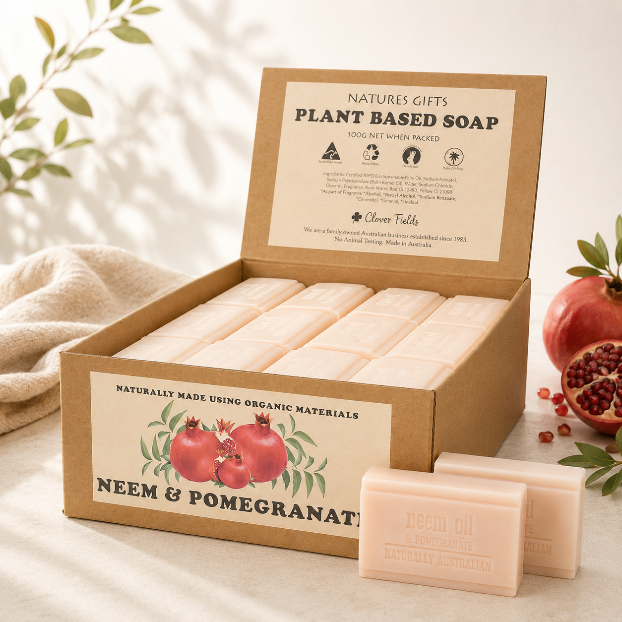 p. Cloverfields Soap