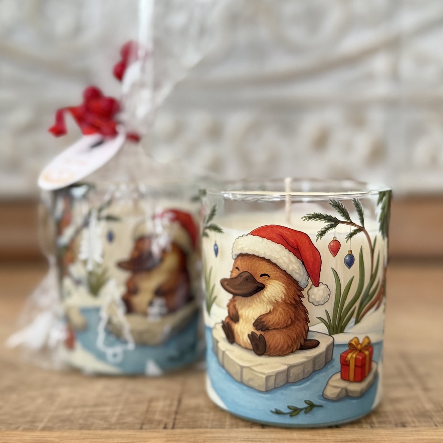 1. Christmas Novelty Candle
