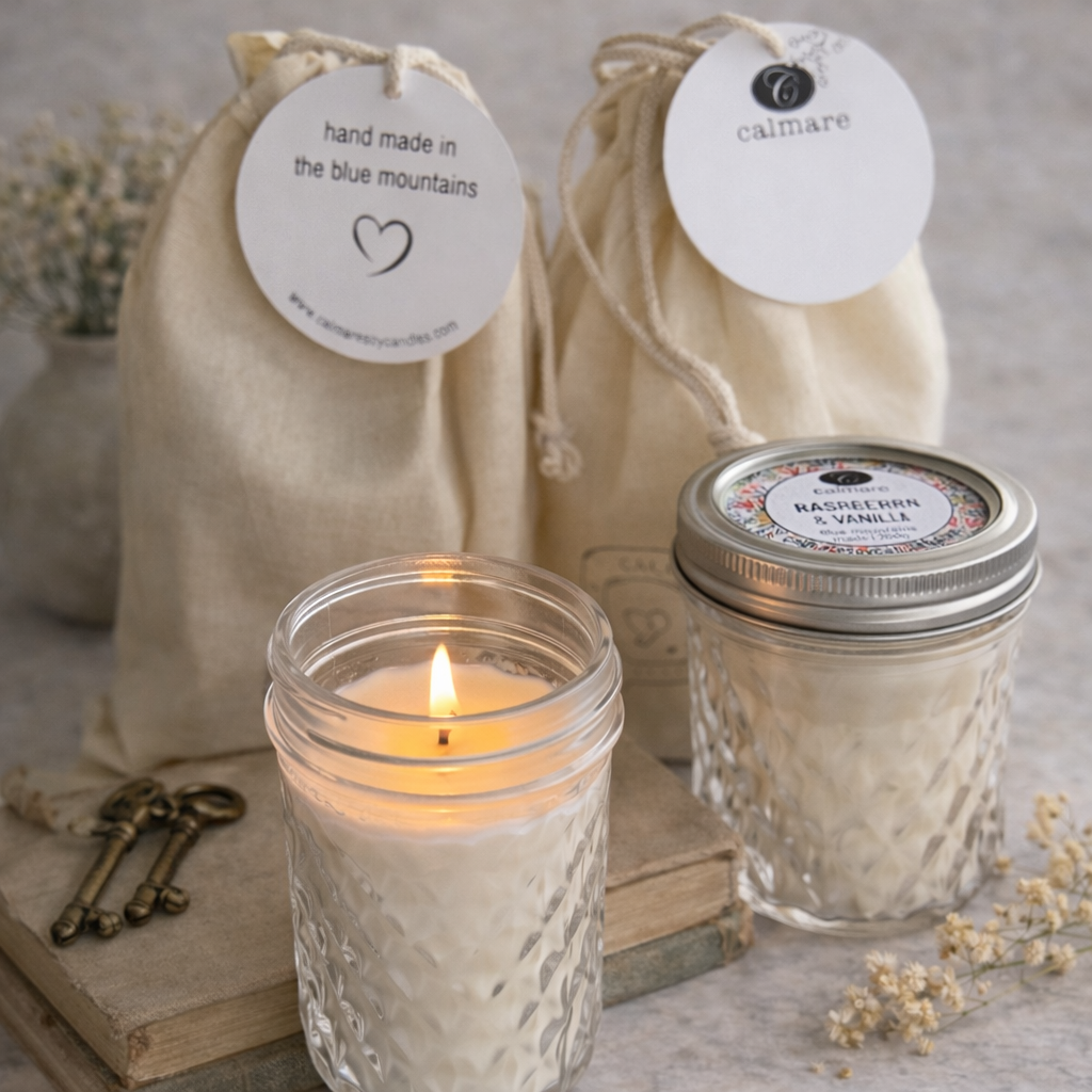 e. Reuse Repurpose - Mason Jar Candle