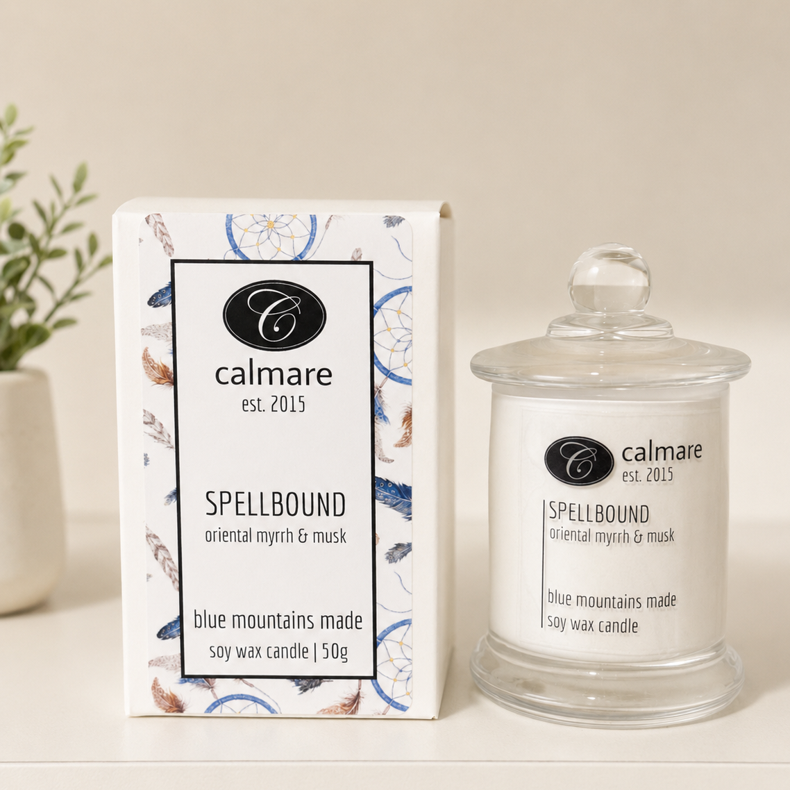 b. 50g Soy Wax Candle