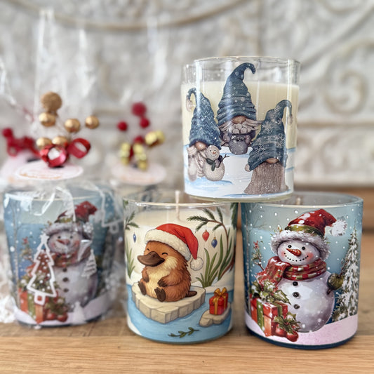 1. Christmas Novelty Candle